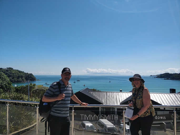 Hitting the trails for the summer on our unique guided Waiheke walks 6 enjoying a guided walk on Waiheke Island width=
