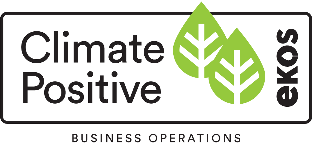 Climate Positive BO Black Green Logo