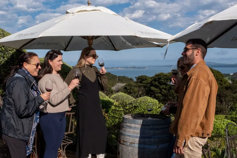 Vineyards & Bush walking group at vineyard