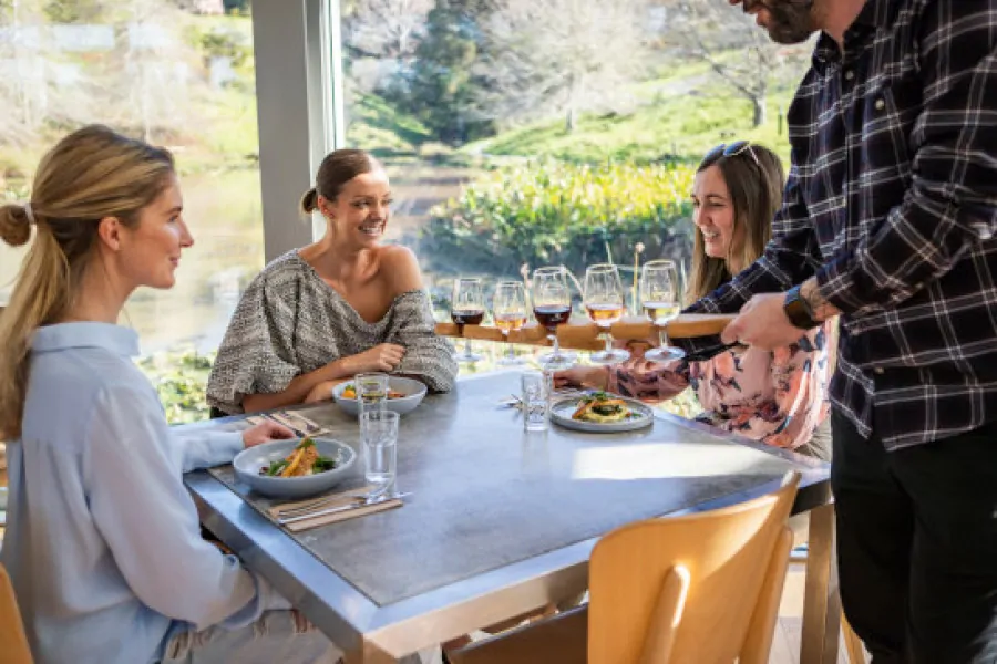 Lunch & wine tasting at Brick Bay Sculpture Park, Matakana